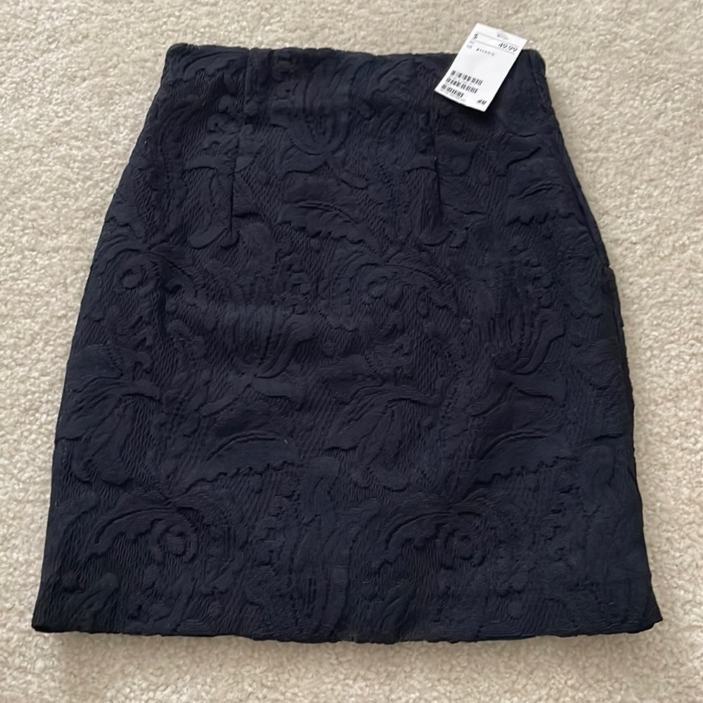 H&M Pencil Skirt Navy
